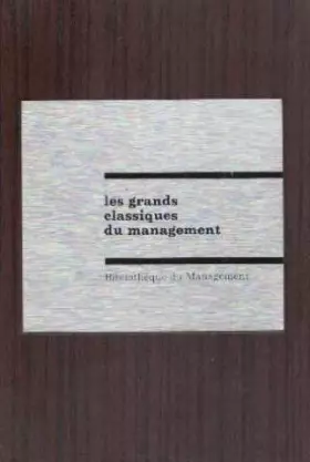 Couverture du produit · Les grands classiques du management