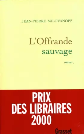 Couverture du produit · L'offrande sauvage