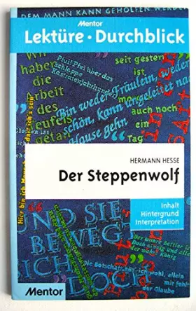 Couverture du produit · Hesse: Der Steppenwolf (Lekture - Durchblick)
