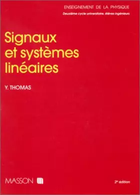 Couverture du produit · Signaux et systèmes linéaires
