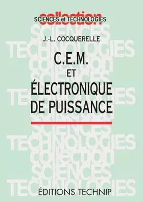 Couverture du produit · CEM et électronique de puissance