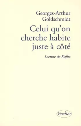 Couverture du produit · Celui qu'on cherche habite juste à côté (0000)