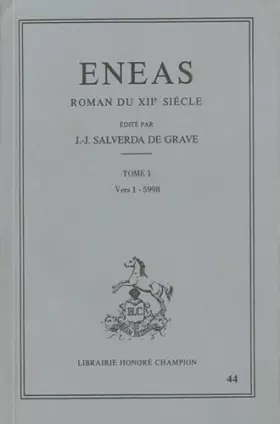 Couverture du produit · Eneas. Roman du XIIe siècle, tome 1