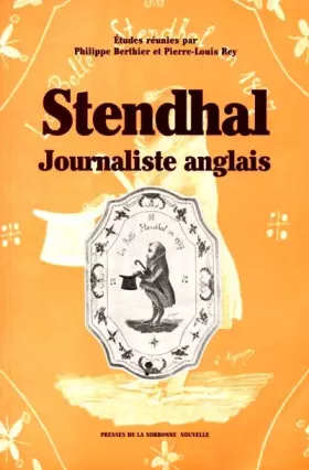 Couverture du produit · Stendhal : Journaliste anglais