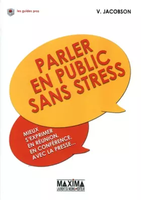 Couverture du produit · Parler en public sans stress