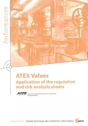 Couverture du produit · ATEX valves - application of the regulation and risk analysis sheets