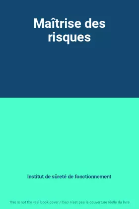 Couverture du produit · Maîtrise des risques