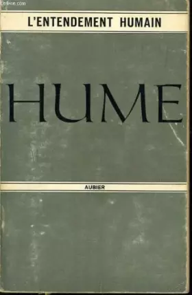 Couverture du produit · HUME enquête sur l'entendement humain