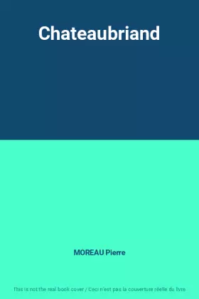Couverture du produit · Chateaubriand