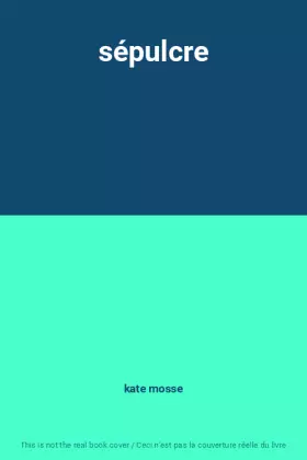 Couverture du produit · sépulcre