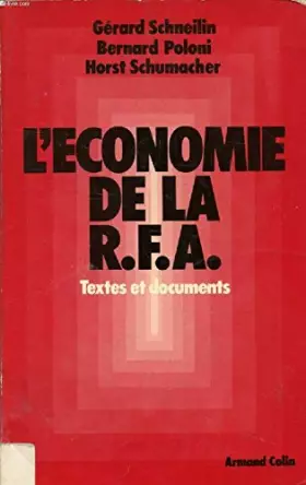 Couverture du produit · L'économie de la rfa