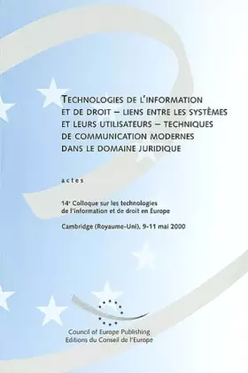 Couverture du produit · Technologies De L'Information Et De Droit - Liens Entre Les Systemes Et Leur Utilisateurs - Techniques De Communication Moderne