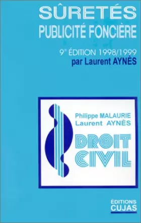 Couverture du produit · LES SURETES ET LA PUBLICITE FONCIERE. 9ème édition