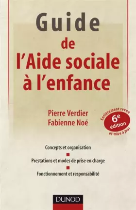 Couverture du produit · Guide de l'aide sociale à l'enfance - 6ème édition