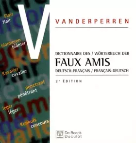 Couverture du produit · Faux amis franc./allemand dictionnaire des faux amis franc./all.