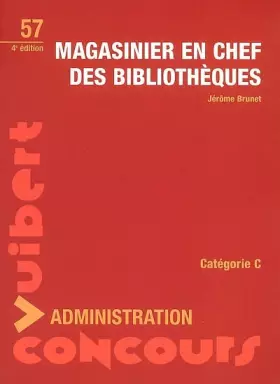 Couverture du produit · Magasinier en chef des bibliothèques