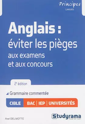 Couverture du produit · Anglais Eviter les Pièges aux Examens et aux Concours Deuxième Édition