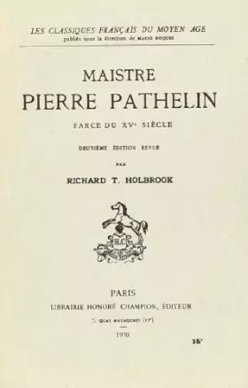 Couverture du produit · Maistre Pierre Pathelin