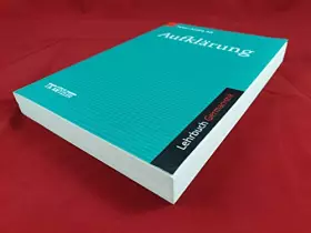 Couverture du produit · Lehrbuch Germanistik: Aufklärung