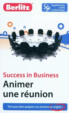 Couverture du produit · Success in Business - Animer une réunion en anglais