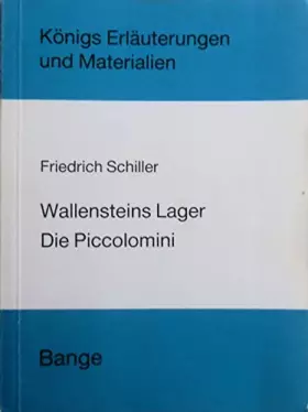 Couverture du produit · Wallensteins Lager / Die Piccolomini