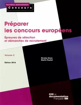 Couverture du produit · Préparer les concours européens - volume 2