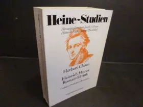 Couverture du produit · Heinrich Heines Romantikkritik: Tradition-Produktion-Rezeption