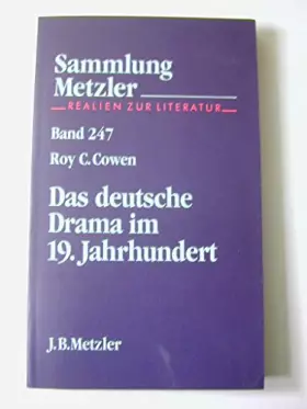 Couverture du produit · Das deutsche Drama im 19. Jahrhundert