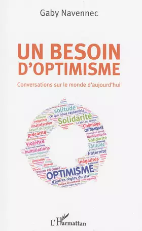 Couverture du produit · Un besoin d'optimisme: Conversations sur le monde d'aujourd'hui