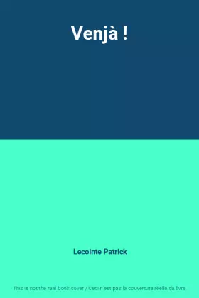 Couverture du produit · Venjà !