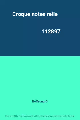 Couverture du produit · Croque notes relie                                                                            112897