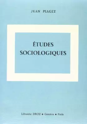 Couverture du produit · ETUDES SOCIOLOGIQUES