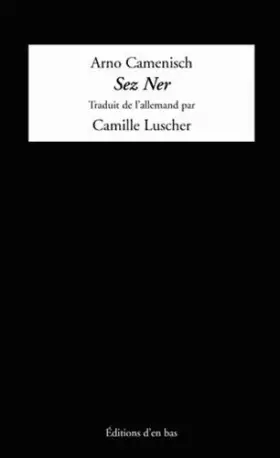 Couverture du produit · Sez Ner