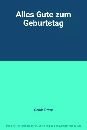 Couverture du produit · Alles Gute zum Geburtstag