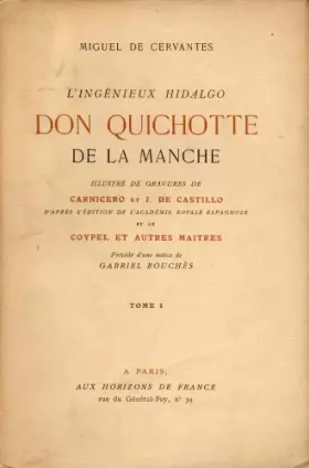 Couverture du produit · DON QUICHOTTE DE LA MANCHE. L'ingénieux Hidalgo