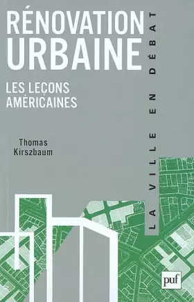 Couverture du produit · Rénovation urbaine