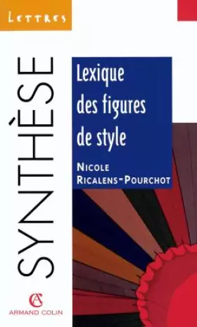 Couverture du produit · Lexique des figures de style