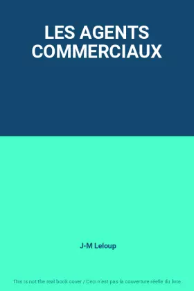 Couverture du produit · LES AGENTS COMMERCIAUX