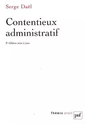 Couverture du produit · Contentieux administratif