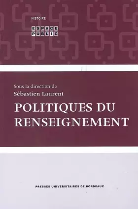 Couverture du produit · Politiques du renseignement