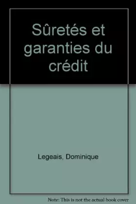 Couverture du produit · Sûretés et garanties du crédit