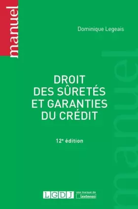 Couverture du produit · Droit des sûretés et garanties du crédit