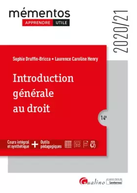 Couverture du produit · Introduction générale au droit: Une synthèse accessible sur le droit objectif et les droits subjectifs pour l'étudiant qui débu