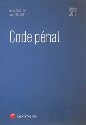 Couverture du produit · Code Pénal 2015