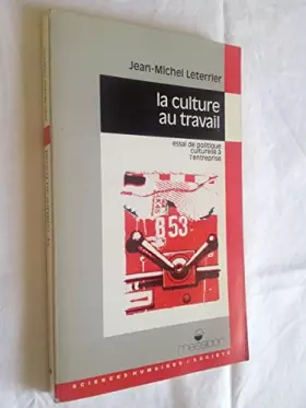 Couverture du produit · La culture au travail