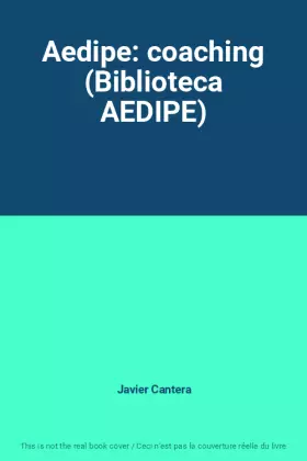 Couverture du produit · Aedipe: coaching (Biblioteca AEDIPE)