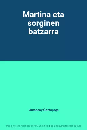 Couverture du produit · Martina eta sorginen batzarra