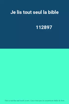 Couverture du produit · Je lis tout seul la bible                                                                     112897