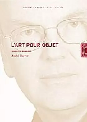 Couverture du produit · L'Art pour objet. Travaux de sociologie