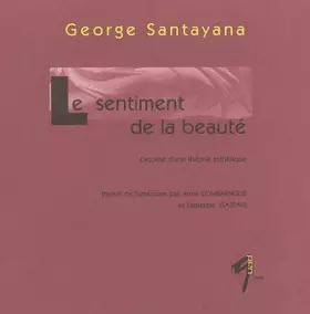 Couverture du produit · Le Sentiment De La Beaute. Esquisse D'Une Theorie Esthetique